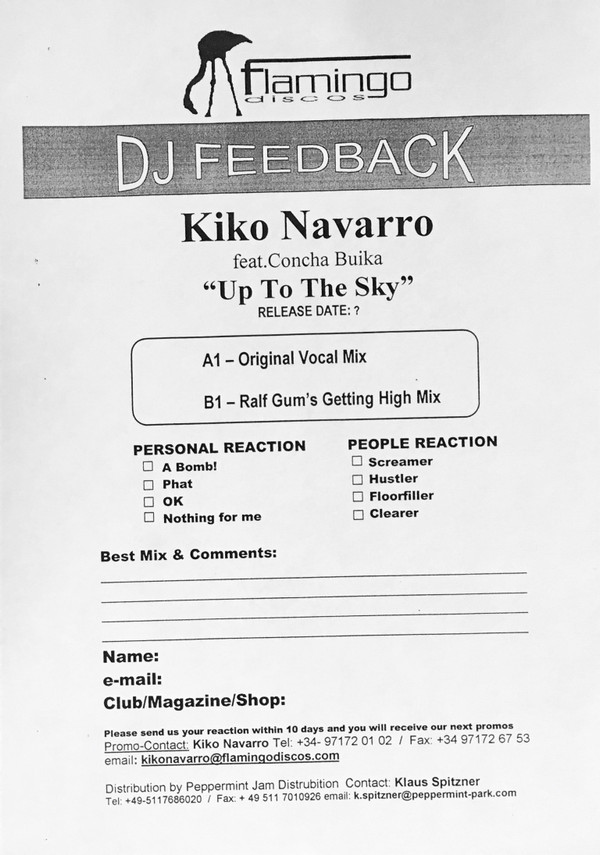 Album herunterladen Kiko Navarro - Up To The Sky