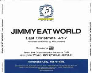 Jimmy Eat World – Last Christmas (2002, CD) - Discogs