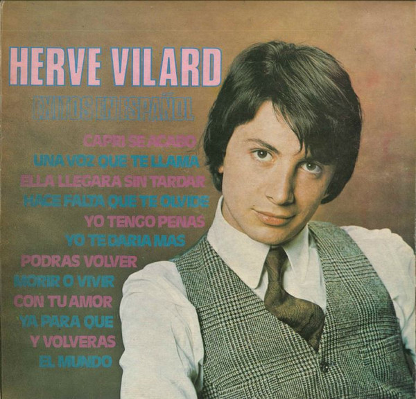 HERVE VILARD Exitos Espanol IMPORT Mercury 1981 LP EX/EX Yellowing