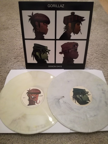 Gorillaz – Demon Days (2016, White Marble, Vinyl) - Discogs