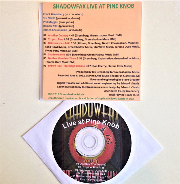 descargar álbum Shadowfax - Live At Pine Knob