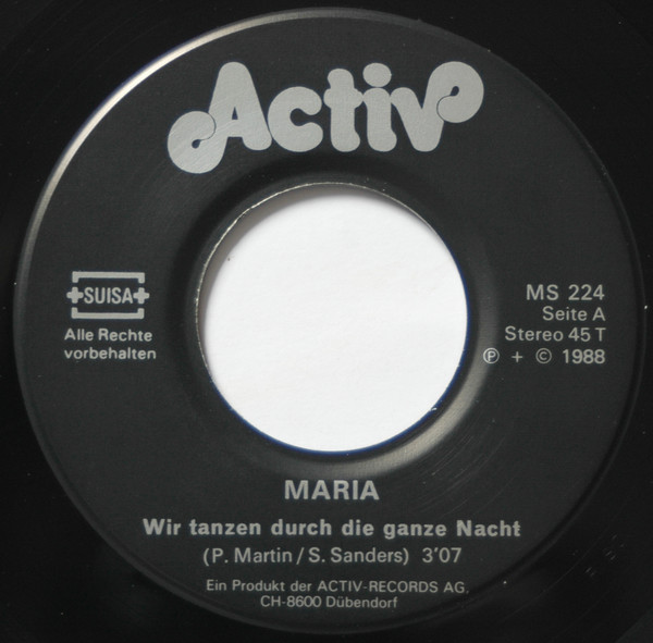 baixar álbum Maria - Wir Tanzen Durch Die Ganze Nacht