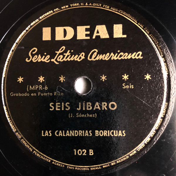 last ned album Las Calandrias Boricuas - Aguinaldo De Año Nuevo Seis Jibaro