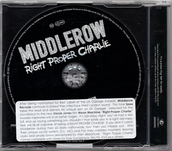 baixar álbum Middlerow - Right Proper Charlie