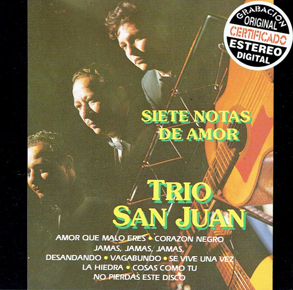descargar álbum Trio San Juan - Siete Notas De Amor