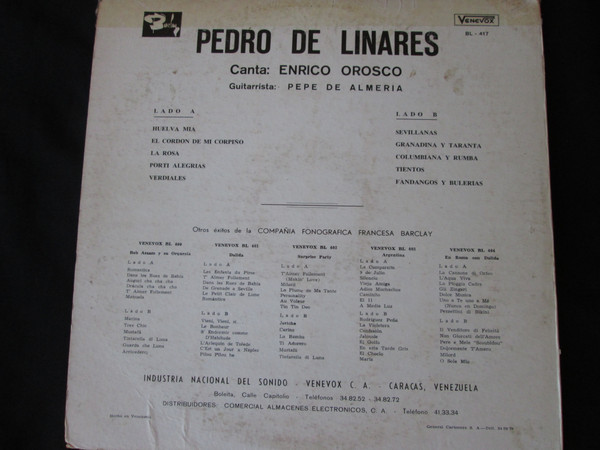 baixar álbum Pedro De Linares - Pedro Linares