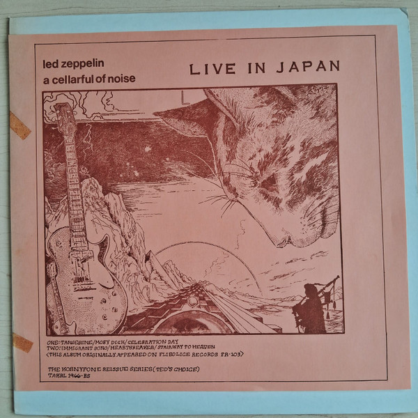 Led Zeppelin – A Cellarful Of Noise - Live In Japan (1975, Vinyl 