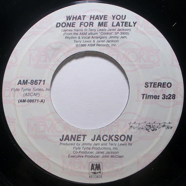 Janet Jackson - What Have You Done For Me Lately / Nasty | Releases ...