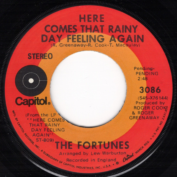 Rainy Day Feeling - The Fortunes - Cifra Club