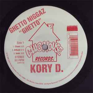 Kory D. - Ghetto Niggaz "Ghetto" / Blaze A Phillie "Blaze 'M" album cover