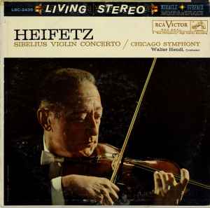 Violin Concerto  - Heifetz, Sibelius, Chicago Symphony, Walter Hendl