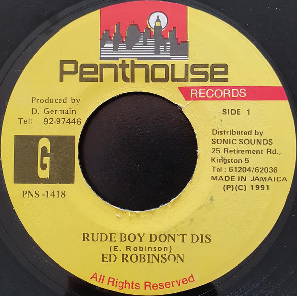 baixar álbum Download Ed Robinson - Rude Boy Dont Dis album