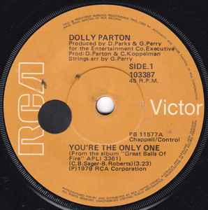 Dolly Parton - You're The Only One album cover