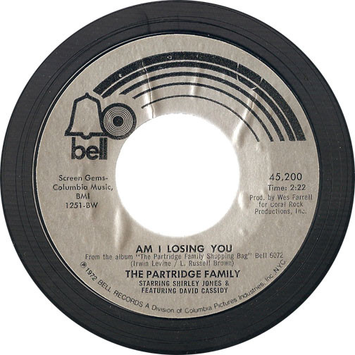 télécharger l'album The Partridge Family Starring Shirley Jones & Featuring David Cassidy - Am I Losing You If You Never Go
