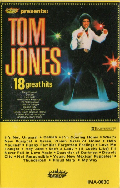 Tom Jones – 18 Great Hits (Vinyl) - Discogs