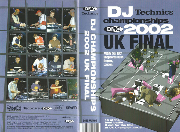 télécharger l'album Ritchie Ruftone, DJ Woody, DJ Daredevil, Tigerstyle, DJ Blakey, DJ Skully - 2002 DMC DJ Championships UK Final