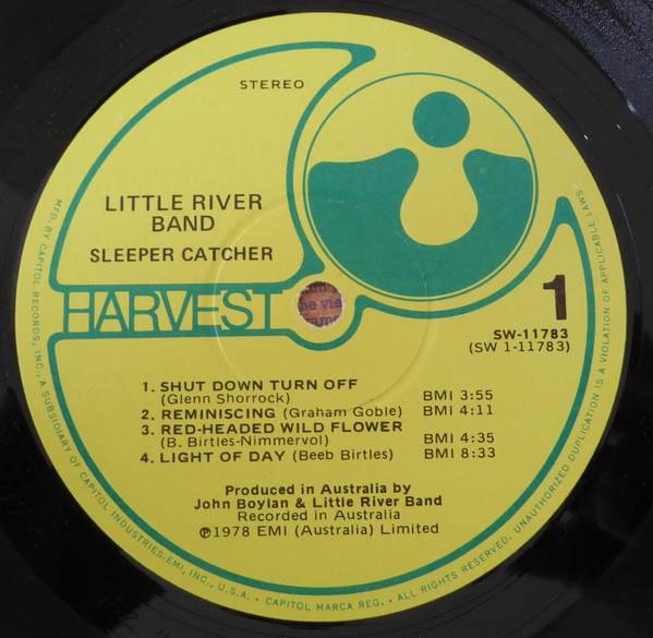 Little River Band - Sleeper Catcher | Harvest (SW-11783) - 3