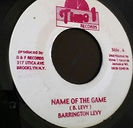 Barrington Levy – Name Of The Game (Vinyl) - Discogs