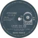 Cover of Lean On Me / Spanish Harlem, 1971, Vinyl