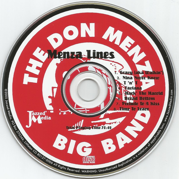 last ned album The Don Menza Big Band - Menza Lines