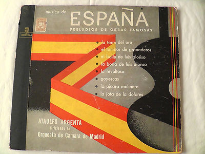 lataa albumi Ataulfo Argenta Dirigiendo La Orquesta de Camara de Madrid - Musica De España Preludios De Obras Famosas
