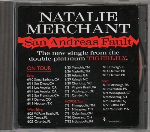 baixar álbum Natalie Merchant - San Andreas Fault