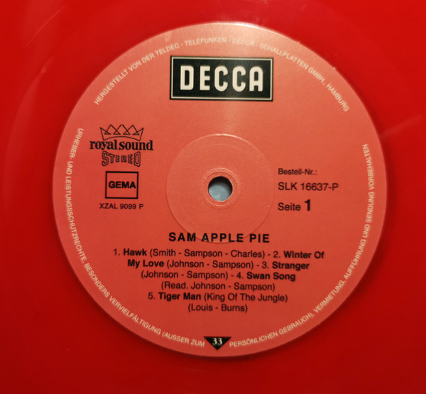 Sam Apple Pie - Sam Apple Pie | Releases | Discogs