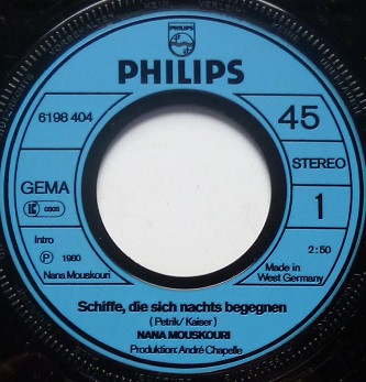 last ned album Nana Mouskouri - Schiffe Die Sich Nachts Begegnen