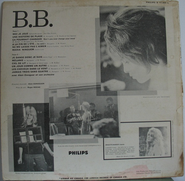 Brigitte Bardot - B.B. | Philips (B 77.984 L) - 2