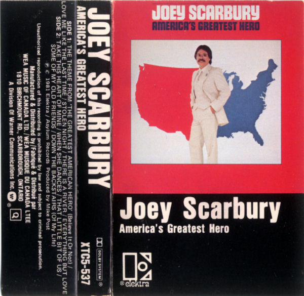 Joey Scarbury – America's Greatest Hero (1981, Dolby, Cassette 