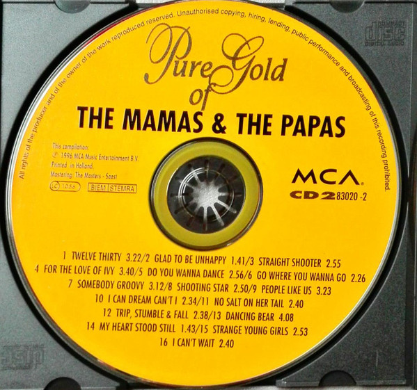 baixar álbum The Mamas & The Papas - Pure Gold Of