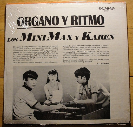 descargar álbum Los MiniMax Y Karen - Organo Y Ritmo