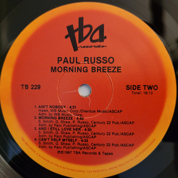 descargar álbum Paul Russo - Morning Breeze