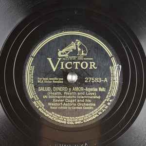 Xavier Cugat And His Waldorf-Astoria Orchestra - Salud, Dinero Y Amor / Benabe album cover