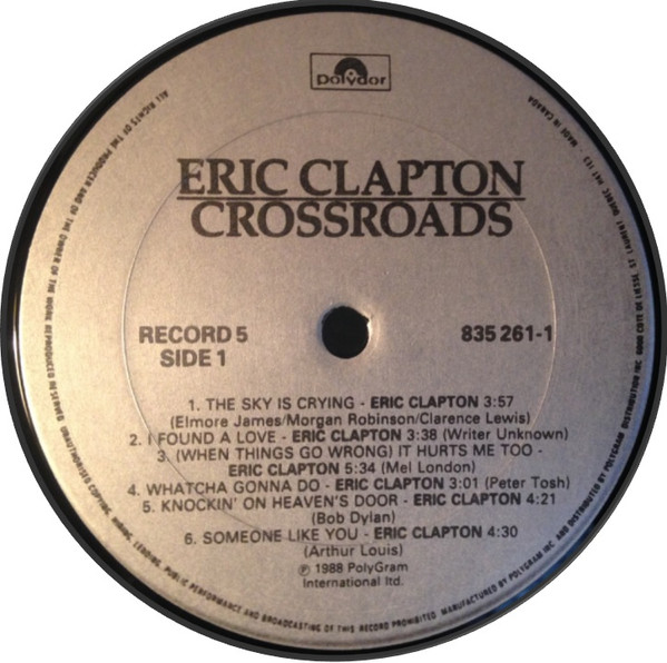 Eric Clapton - Crossroads | Polydor (835 261-1) - 13