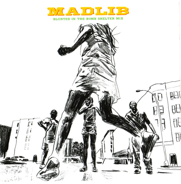 Madlib – Blunted In The Bomb Shelter Mix (2002, Cardboard Sleeve