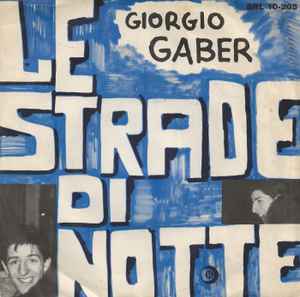Giorgio Gaber - Le Strade Di Notte  album cover