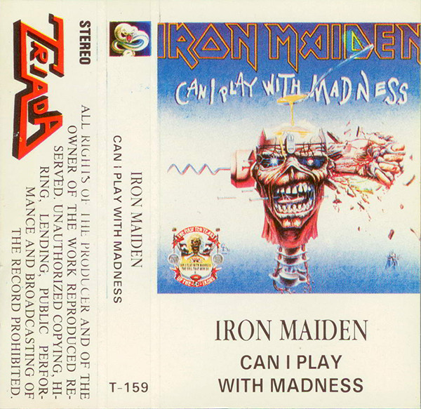 Iron Maiden – Can I Play With Madness (Cassette) - Discogs