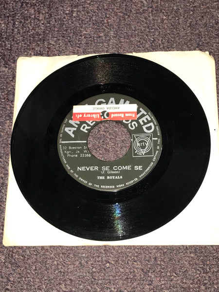 The Royals / The Blenders – Never Se Come Se / Runcus (1968, Vinyl