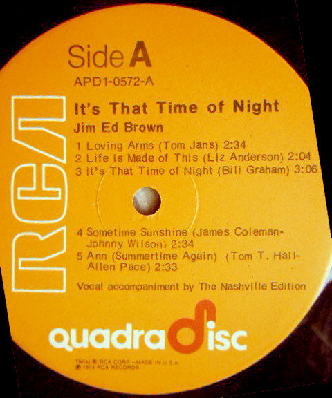 ladda ner album Jim Ed Brown - Its That Time Of Night