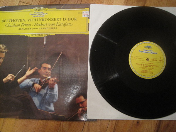 last ned album Ludwig Van Beethoven Christian Ferras, Herbert von Karajan, Berliner Philharmoniker - Violinkonzert D Dur