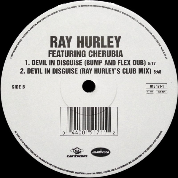 télécharger l'album Ray Hurley Featuring Cherubia - Devil In Disguise