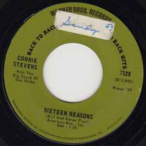 Connie Stevens - Sixteen Reasons / Make Believe Lover album cover