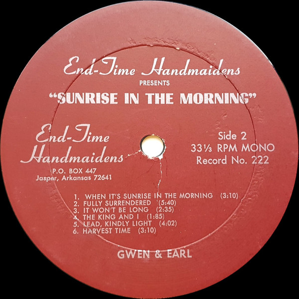 télécharger l'album Gwen Shaw, Earl Bergman - Sunrise In The Morning