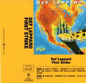 Def Leppard – First Strike (1985, Cassette) - Discogs