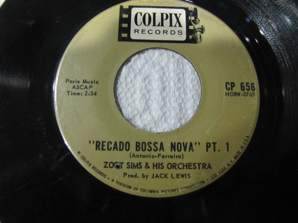 Zoot Sims & His Orchestra – Recado Bossa Nova Pt. 1 & 2 (1962