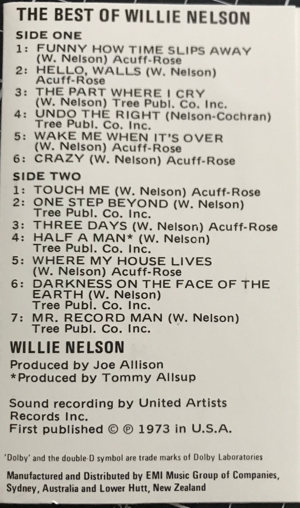 lataa albumi Willie Nelson - The Best Of Willie Nelson