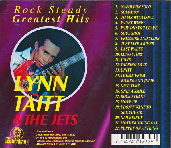 Lynn Taitt & The Jets – Rock Steady Greatest Hits (CD) - Discogs