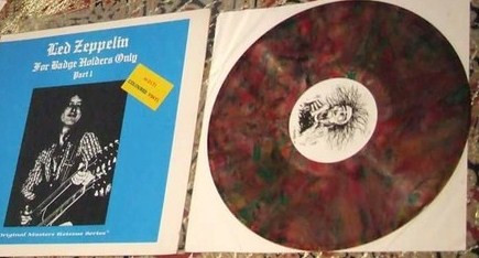 Led Zeppelin – Led Zeppelin ‎– For Badge Holders Only (Part 1) (Multi  Coloured Vinyl, Vinyl) - Discogs