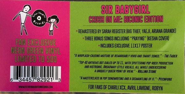 lataa albumi Sir Babygirl - Crush On Me Biconic Edition